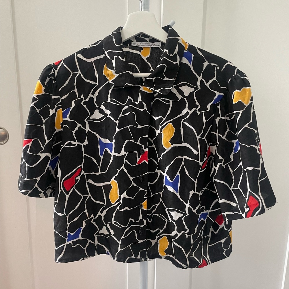 Oversized Upcycled blouse